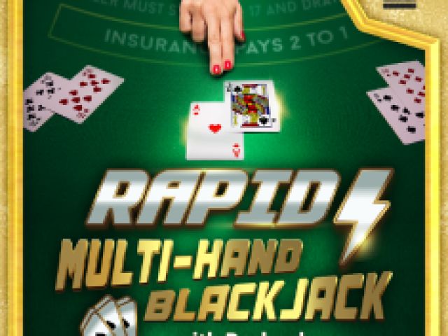 Rapid Multihand Blackjack with Rachael