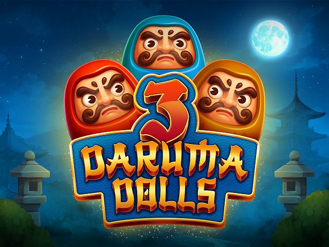 3 Daruma Dolls