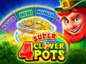 4 Super Clover Pots