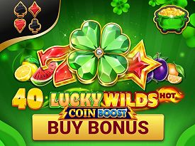 40 Lucky Wilds Hot Coin Boost